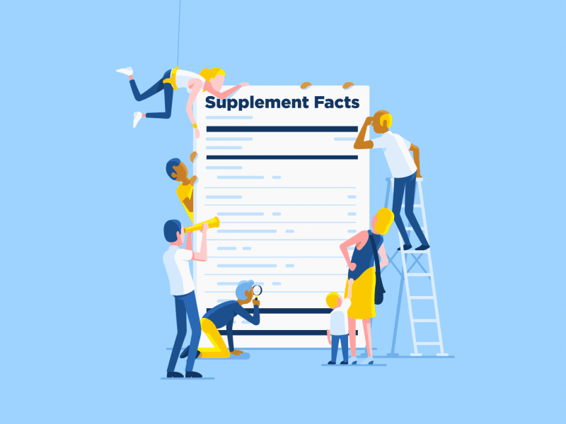 Supplement Facts Examination By Characters