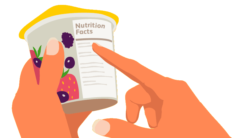 Reading The Nutrition Label To Get The Protein Amount